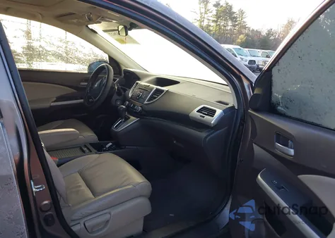 2013 Honda Cr-V Ex-L z USA, uszkodzony, nr VIN 5J6RM4H75DL026127